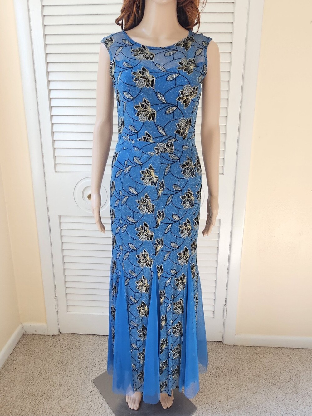Rare Candalite Floral Mermaid Dress